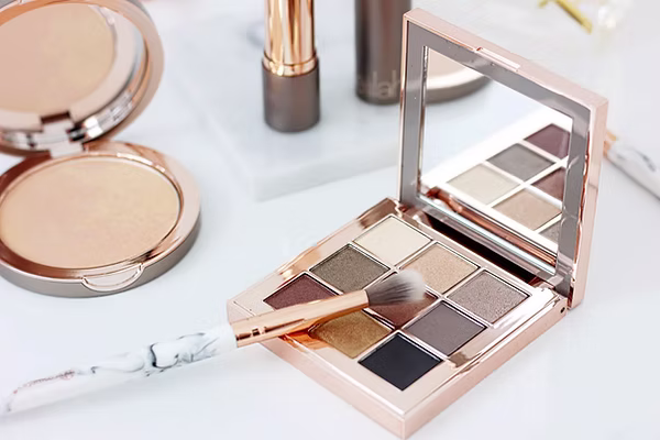 A selection of make‑up products