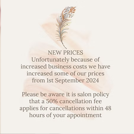 New pricing announcement